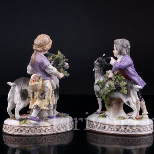 Девочка с козликом и мальчик с козочкой, Германия, 19 в