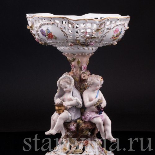 Фруктовница Времена года, Sitzendorf, Германия, кон. 19 в