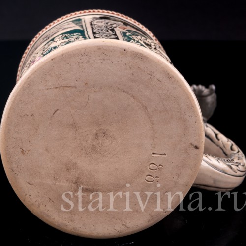 Старинная пивная кружка Вольный ганзейский город Гамбург, 0.5 л, Dumler & Breiden, Германия, кон. 19 - нач. 20 вв.