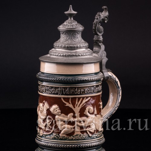 Старинная Кружка 1/2 л, Reinhold Merkelbach, Германия, 1880-1900 гг.