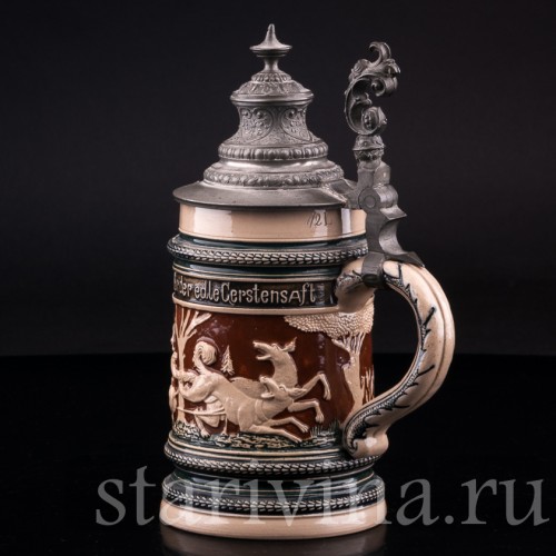 Старинная Кружка 1/2 л, Reinhold Merkelbach, Германия, 1880-1900 гг.