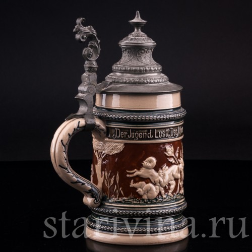 Старинная Кружка 1/2 л, Reinhold Merkelbach, Германия, 1880-1900 гг.