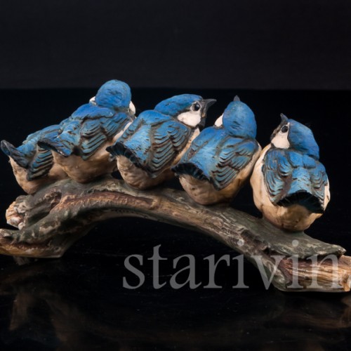 Птенцы на ветке, Capodimonte, Италия, вт. пол. 20 в