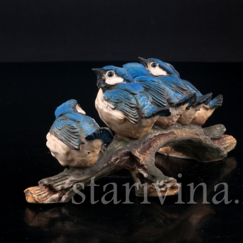 Птенцы на ветке, Capodimonte, Италия, вт. пол. 20 в