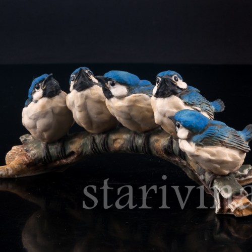 Птенцы на ветке, Capodimonte, Италия, вт. пол. 20 в