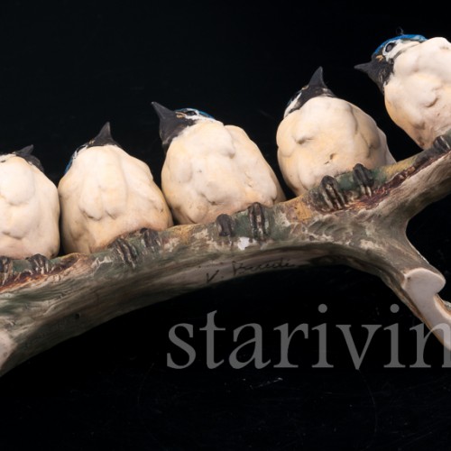 Птенцы на ветке, Capodimonte, Италия, вт. пол. 20 в