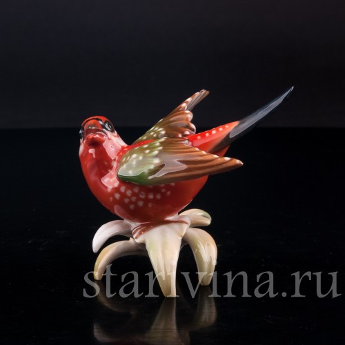 Птица Астрильд тигровый, Hutschenreuther, Германия