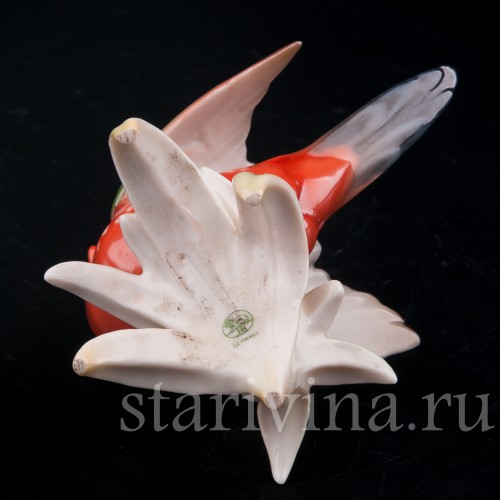 Птица Астрильд тигровый, Hutschenreuther, Германия