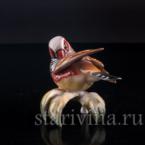 Статуэтка птицы из фарфора Амадина, Hutschenreuther, Германия.