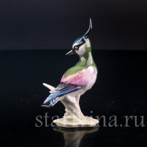 Фигурка птицы из фарфора Чибис, миниатюра, Hutschenreuther, Германия.