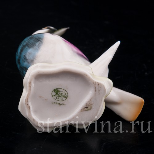 Фигурка птицы из фарфора Чибис, миниатюра, Hutschenreuther, Германия.