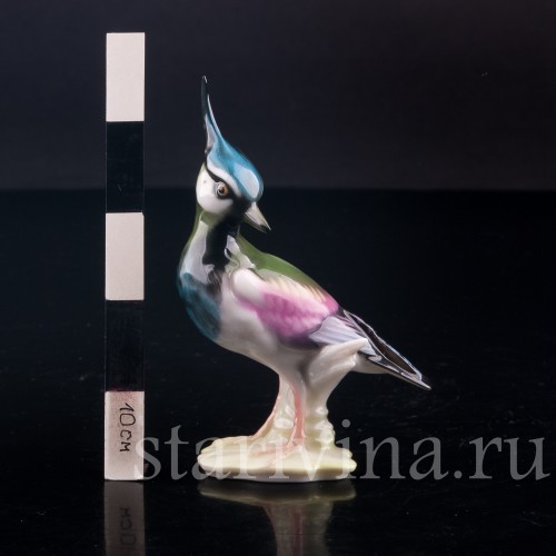 Фигурка птицы из фарфора Чибис, миниатюра, Hutschenreuther, Германия.