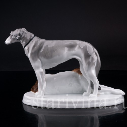 Две борзые, Karl Ens, Германия, 1920-30 гг