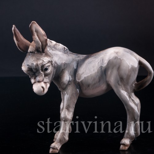 Статуэтка из фарфора Ослик, Tay, Италия, сер. 20 в.
