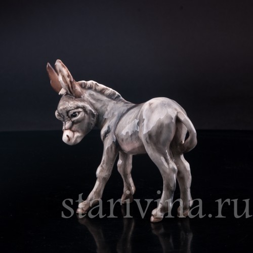 Статуэтка из фарфора Ослик, Tay, Италия, сер. 20 в.