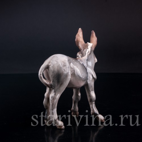 Статуэтка из фарфора Ослик, Tay, Италия, сер. 20 в.