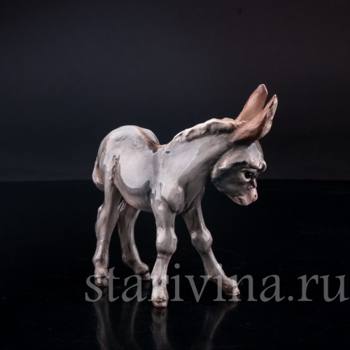 Статуэтка из фарфора Ослик, Tay, Италия, сер. 20 в.