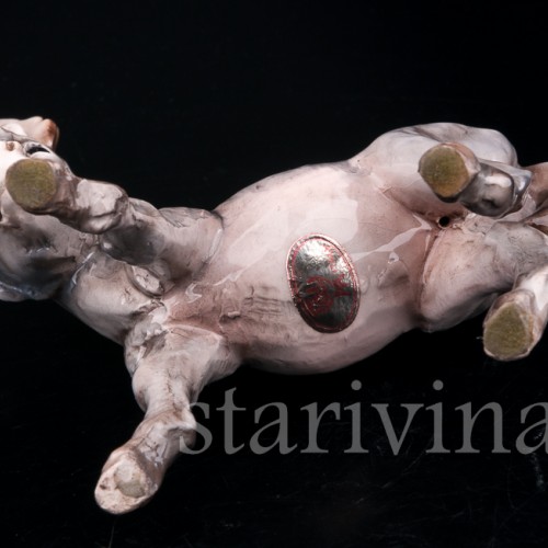 Статуэтка из фарфора Ослик, Tay, Италия, сер. 20 в.