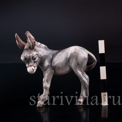 Статуэтка из фарфора Ослик, Tay, Италия, сер. 20 в.