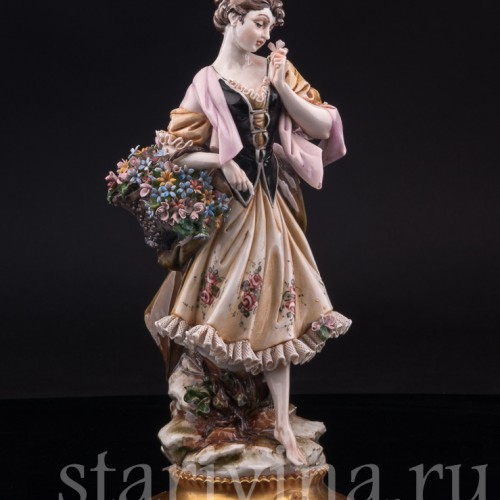 Цветочница, Capodimonte, Италия, вт. пол. 20 в
