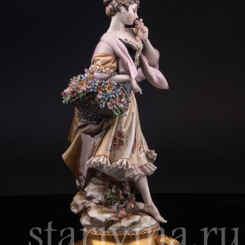 Цветочница, Capodimonte, Италия, вт. пол. 20 в