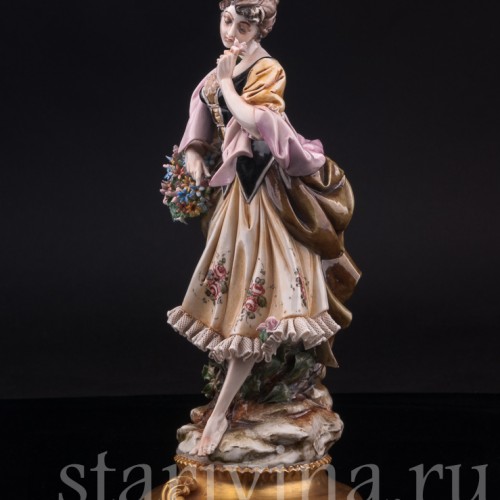 Цветочница, Capodimonte, Италия, вт. пол. 20 в