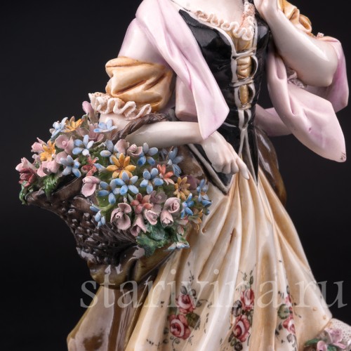 Цветочница, Capodimonte, Италия, вт. пол. 20 в