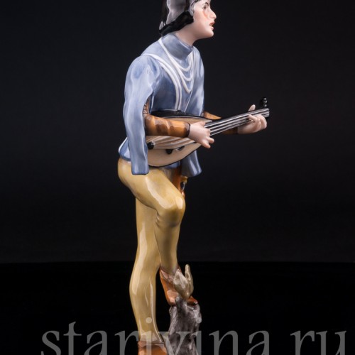 Фарфорвая статуэтка Менестрель, Alka Kaiser, Германия, сер. 20 в.