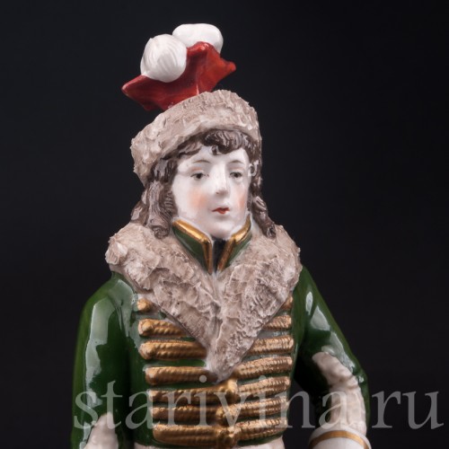 Фарфорвая статуэтка Маршал Иохим Мюрат, Scheibe-Alsbach, Германия, вт. пол. 20 в.