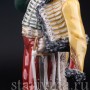 Статуэтка солдата из фарфора Французский гусар, 1795, Sitzendorf, Германия, пер. пол. 20 в.