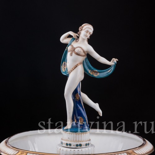 Фарфоровая Фруктовница с одалиской, E. A. Muller, Германия, кон. 19 - нач. 20 вв.