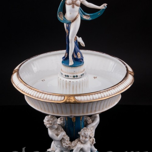 Фарфоровая Фруктовница с одалиской, E. A. Muller, Германия, кон. 19 - нач. 20 вв.