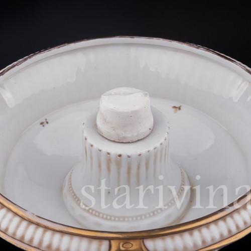 Фарфоровая Фруктовница с одалиской, E. A. Muller, Германия, кон. 19 - нач. 20 вв.