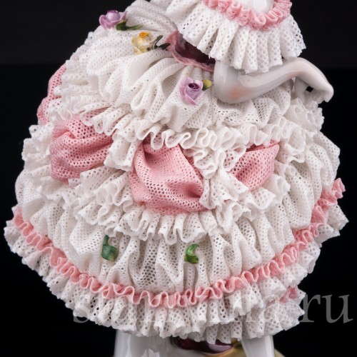 Фанни Эльслер, кружевная, Volkstedt, Германия, вт. пол. 20 в