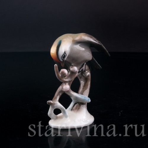 Статуэтка птицы из фарфора Королёк, Rosenthal, Германия, 1960 гг.