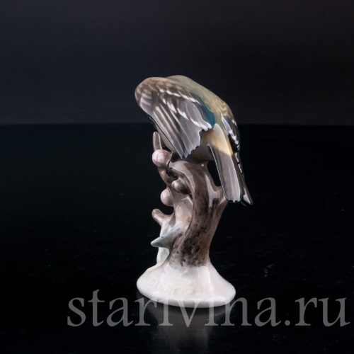 Статуэтка птицы из фарфора Королёк, Rosenthal, Германия, 1960 гг.