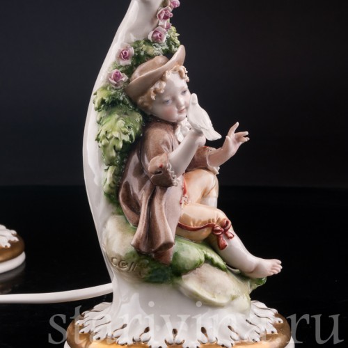 Фарфоровые декоративные Лампы, Giuseppe Cappe, Италия, сер. 20 в.