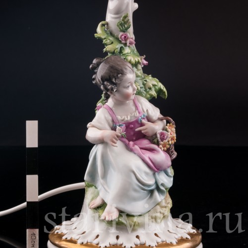 Фарфоровые декоративные Лампы, Giuseppe Cappe, Италия, сер. 20 в.