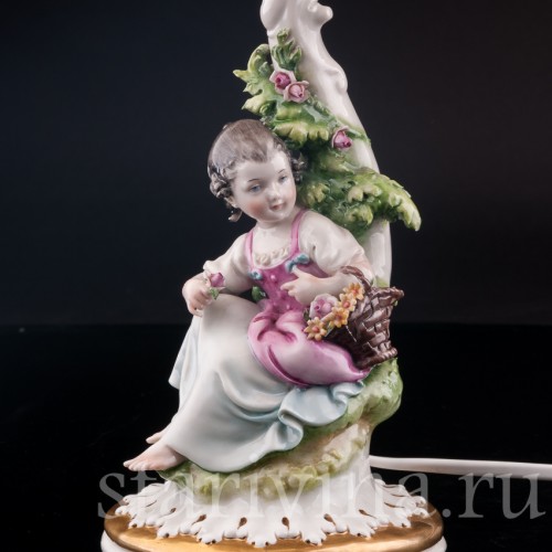 Фарфоровые декоративные Лампы, Giuseppe Cappe, Италия, сер. 20 в.