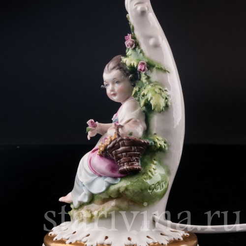 Фарфоровые декоративные Лампы, Giuseppe Cappe, Италия, сер. 20 в.