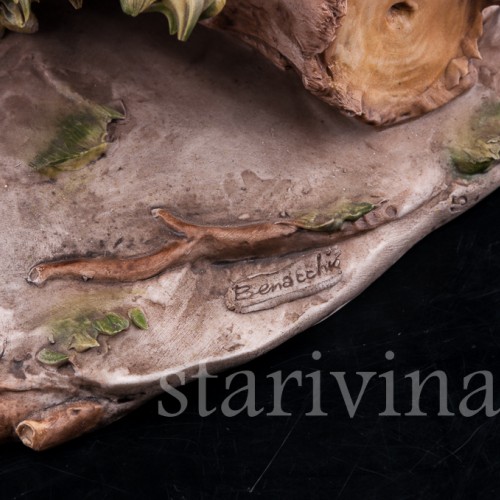 Фигурка из фарфора Дети на качелях, Capodimonte, Италия, вт. пол. 20 в.