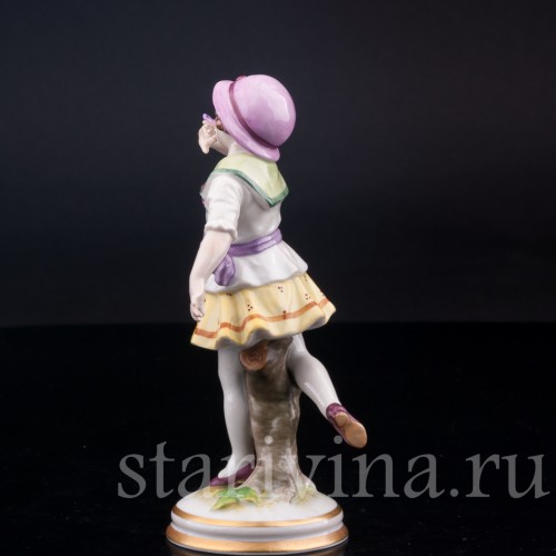 Девочка с бабочкой, Muller & Co, Германия, пер. пол. 20 в.