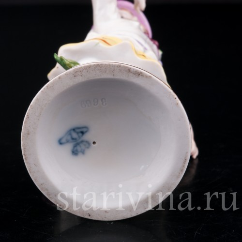 Девочка с бабочкой, Muller & Co, Германия, пер. пол. 20 в.