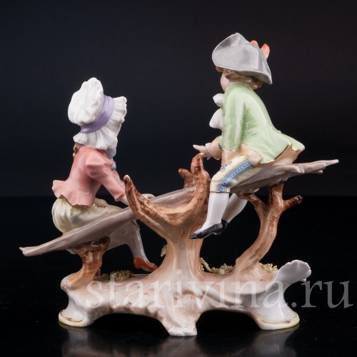 Дети на качелях, Volkstedt, Германия, кон. 19 в.