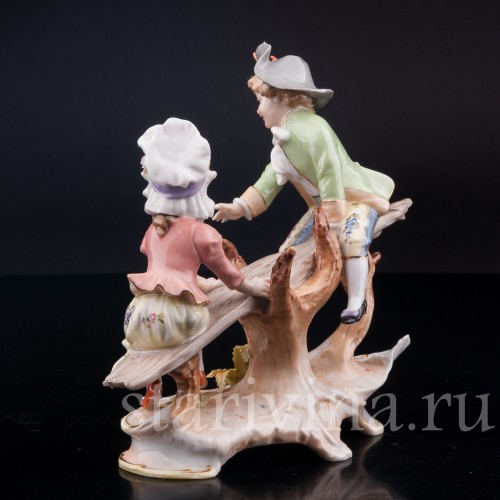 Дети на качелях, Volkstedt, Германия, кон. 19 в.