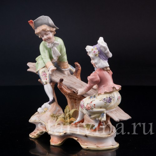 Дети на качелях, Volkstedt, Германия, кон. 19 в.