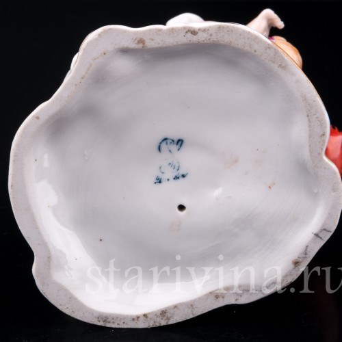 Девочка с розовой веткой , Carl Thieme, Германия, вт. пол. 20 в