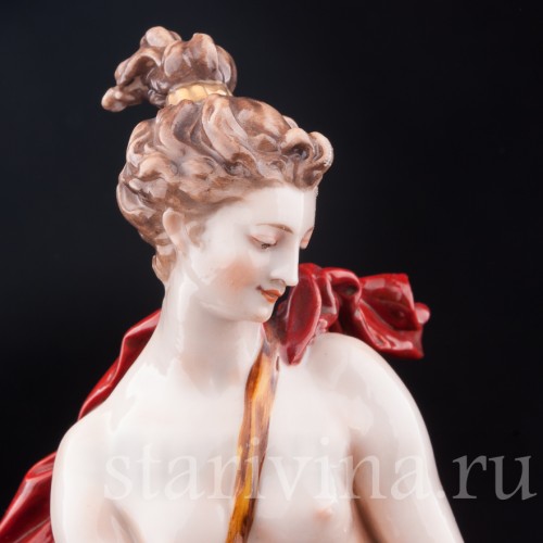 Старинная фарфоровая композиция Ловля Тритонов, Capodimonte, Италия, 19 в.