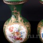Две зеленые вазы с крышками, Франция, 20 в