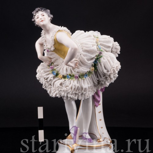 Балерина в желтом, Volkstedt, Германия, нач. 20 в.